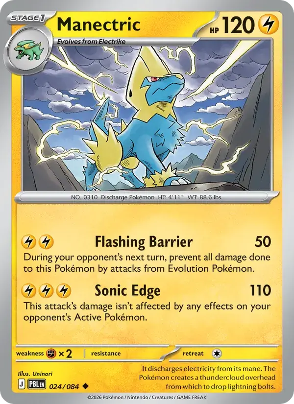 Manectric - 024/120 - Pitch Black