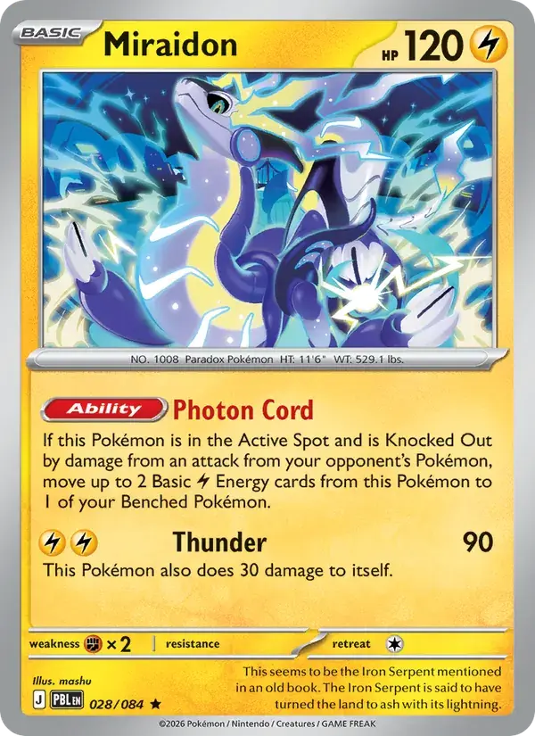 Miraidon - 028/120 - Pitch Black