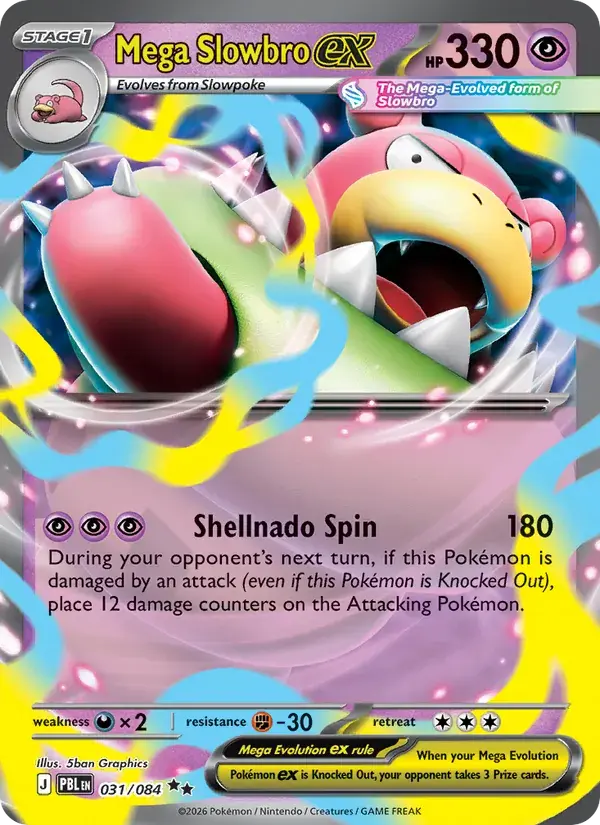 Mega Slowbro ex - 031/120 - Pitch Black