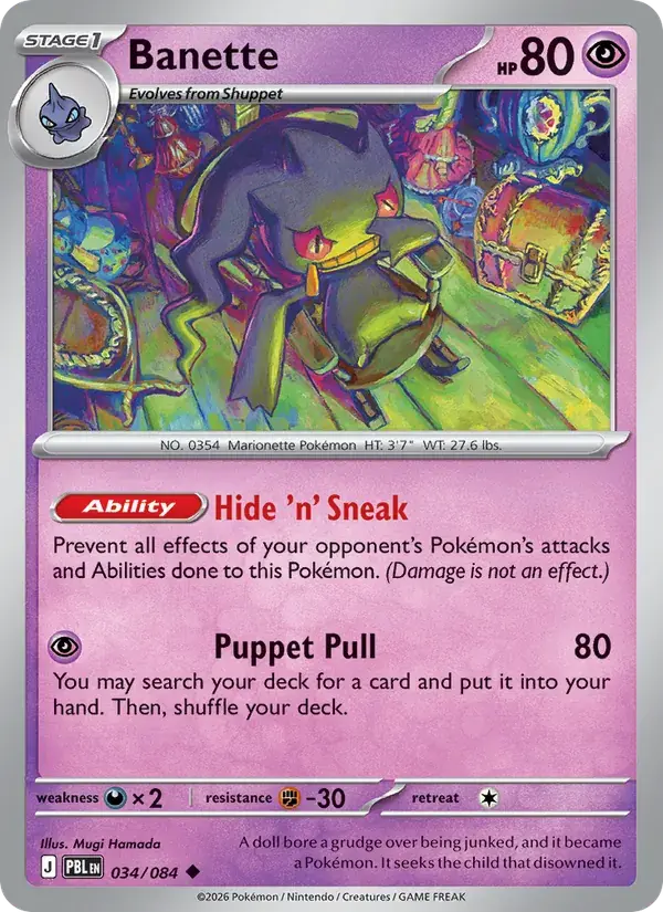 Banette - 034/120 - Pitch Black