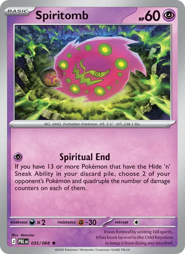 Spiritomb - 035/120 - Pitch Black