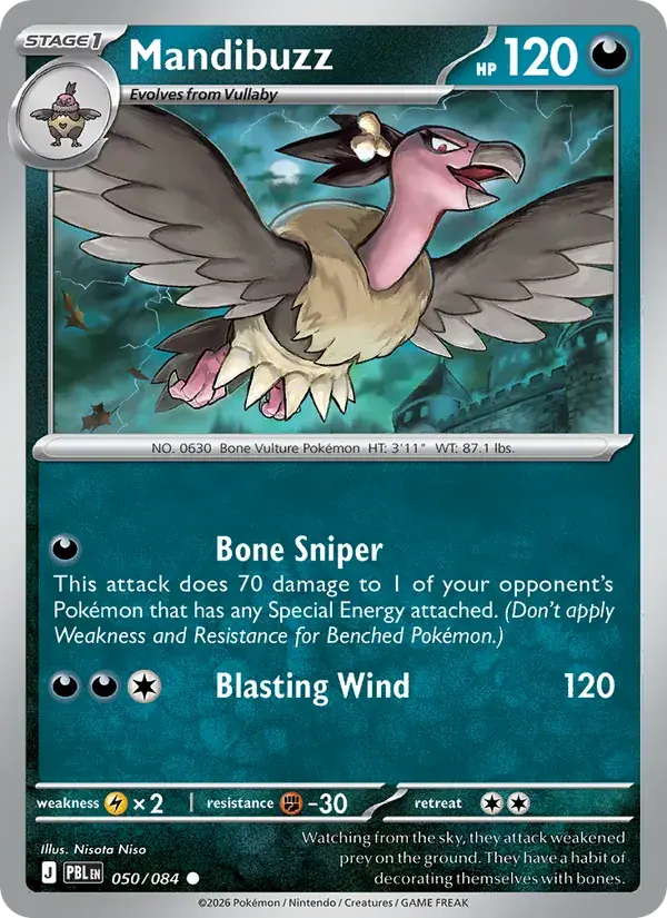 Mandibuzz - 050/120 - Pitch Black