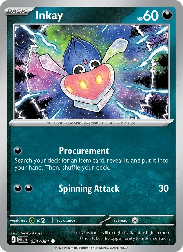Inkay - 051/120 - Pitch Black