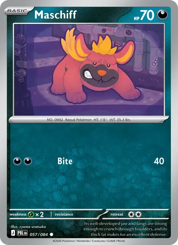 Maschiff - 057/120 - Pitch Black