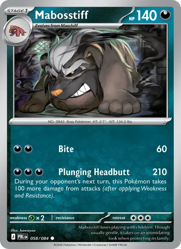 Mabosstiff - 058/120 - Pitch Black