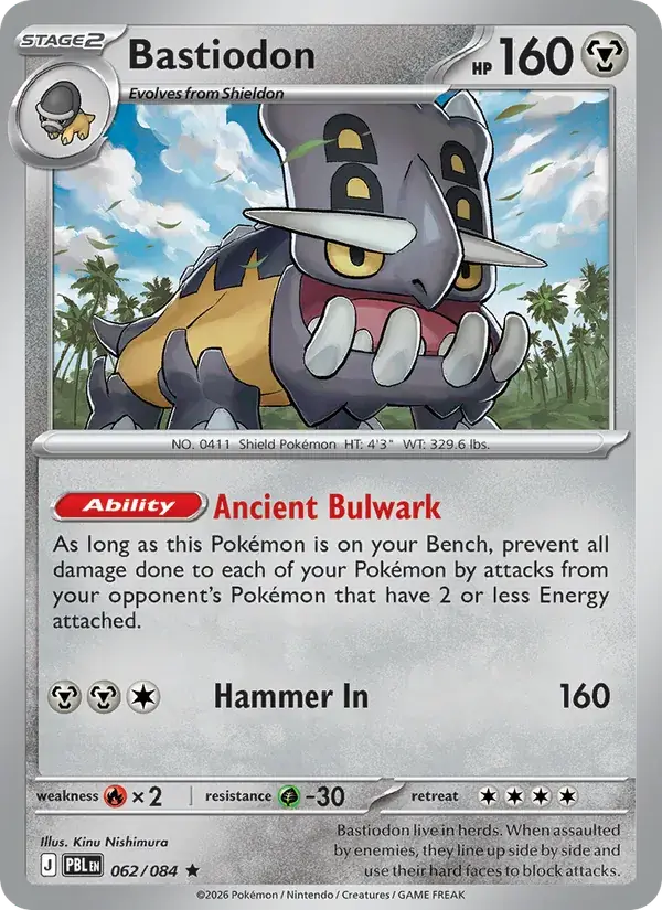 Bastiodon - 062/120 - Pitch Black