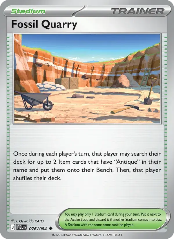 Fossil Quarry - 076/120 - Pitch Black