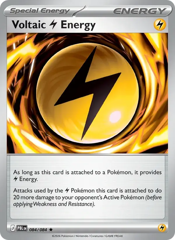 Voltaic Lightning Energy - 084/120 - Pitch Black