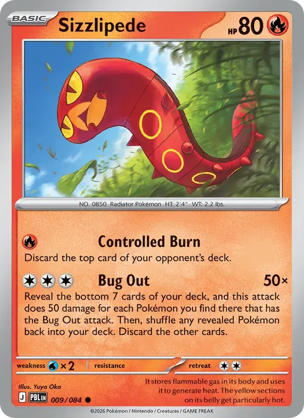 Sizzlipede - 009/120 - Pitch Black
