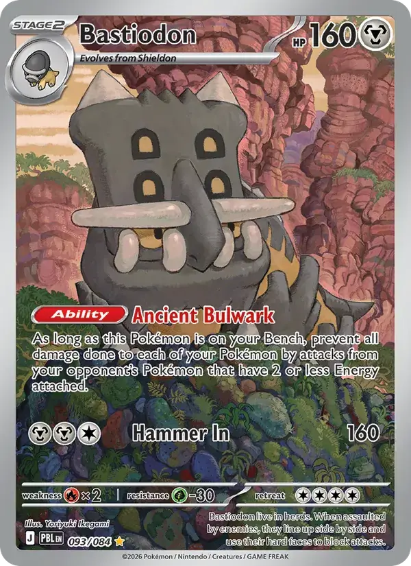 Bastiodon - 093/120 - Pitch Black