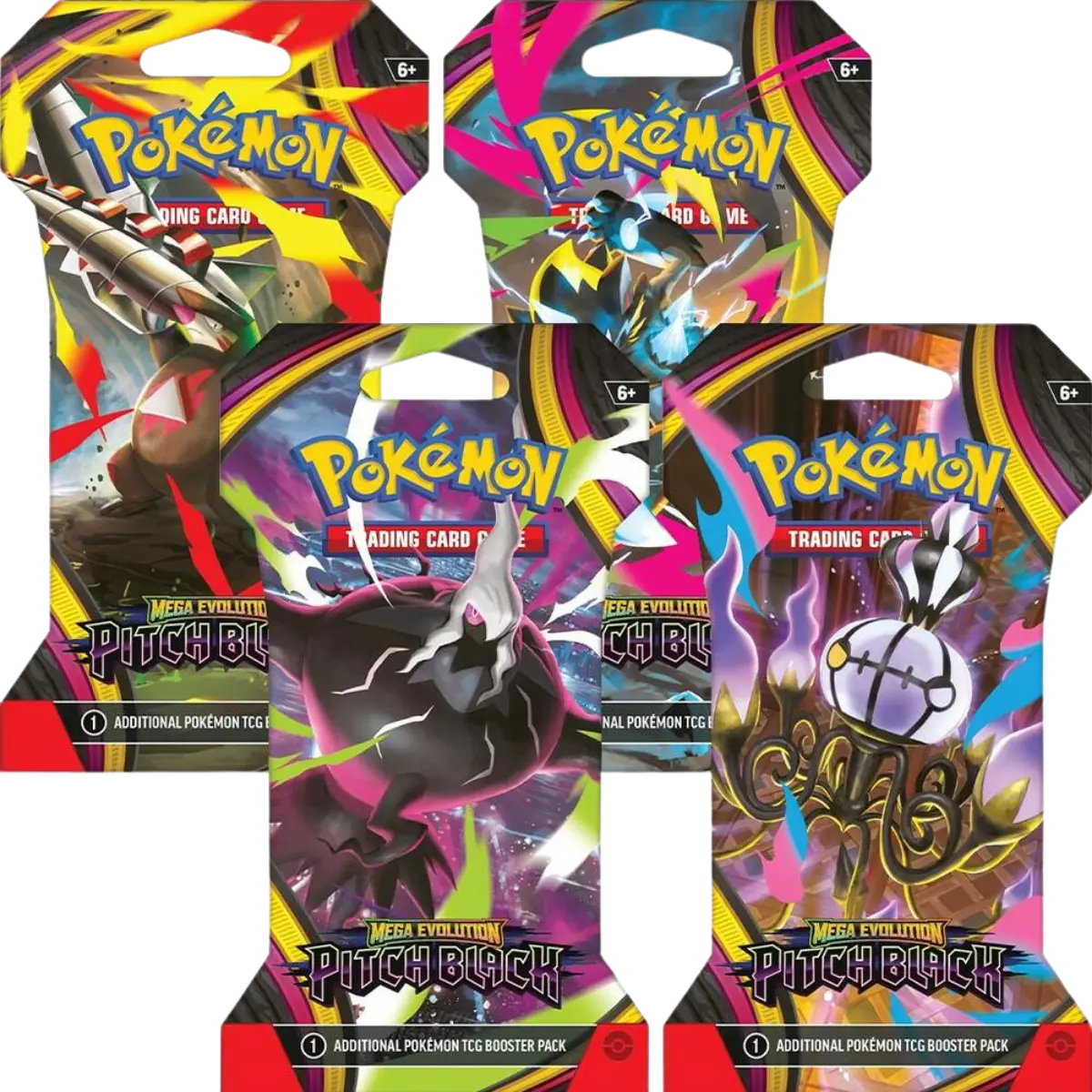 Pitch Black: Sleeved Booster Pack Art Set