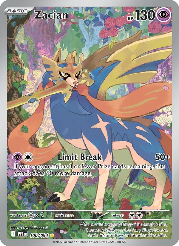 Zacian - 100/130 - Phantasmal Flames