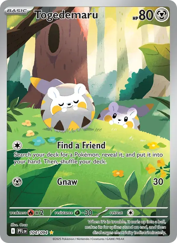 Togedemaru - 104/130 - Phantasmal Flames