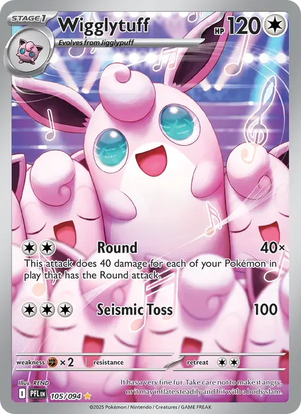 Wigglytuff - 105/130 - Phantasmal Flames