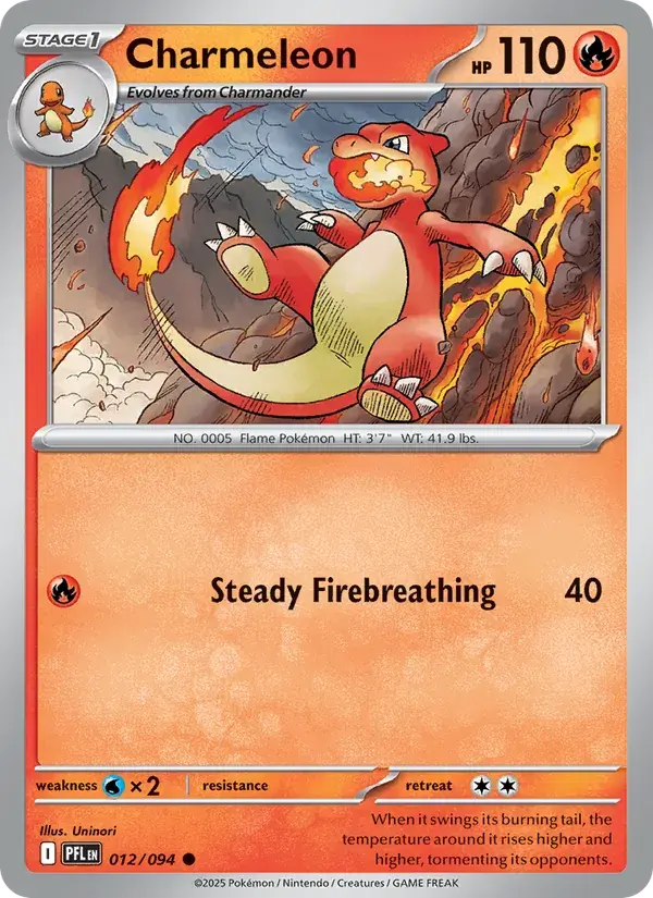 Charmeleon - 012/130 - Phantasmal Flames