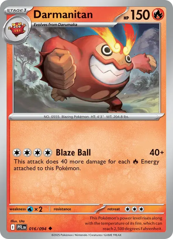 Darmanitan - 016/130 - Phantasmal Flames