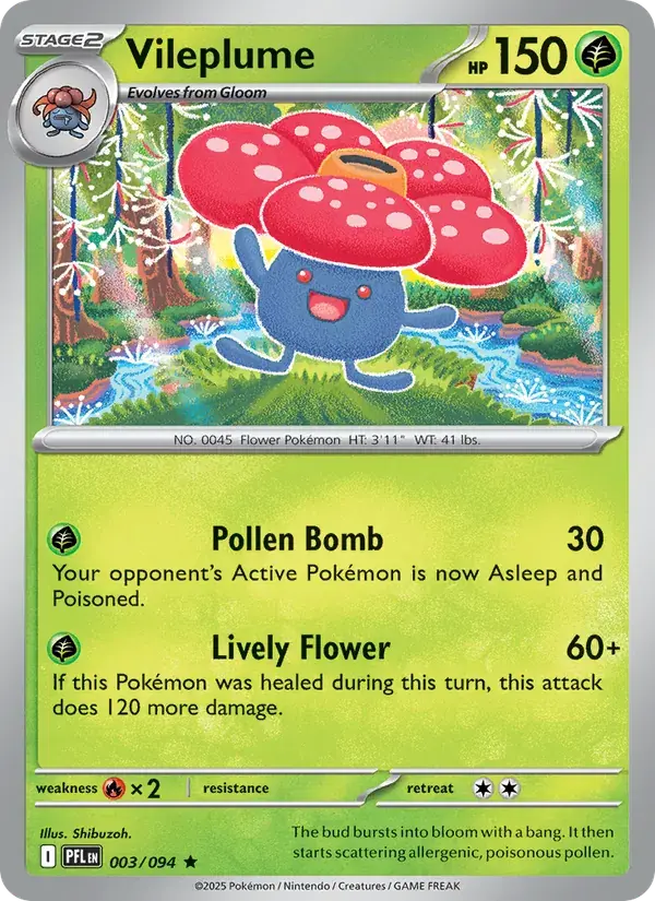 Vileplume - 003/130 - Phantasmal Flames