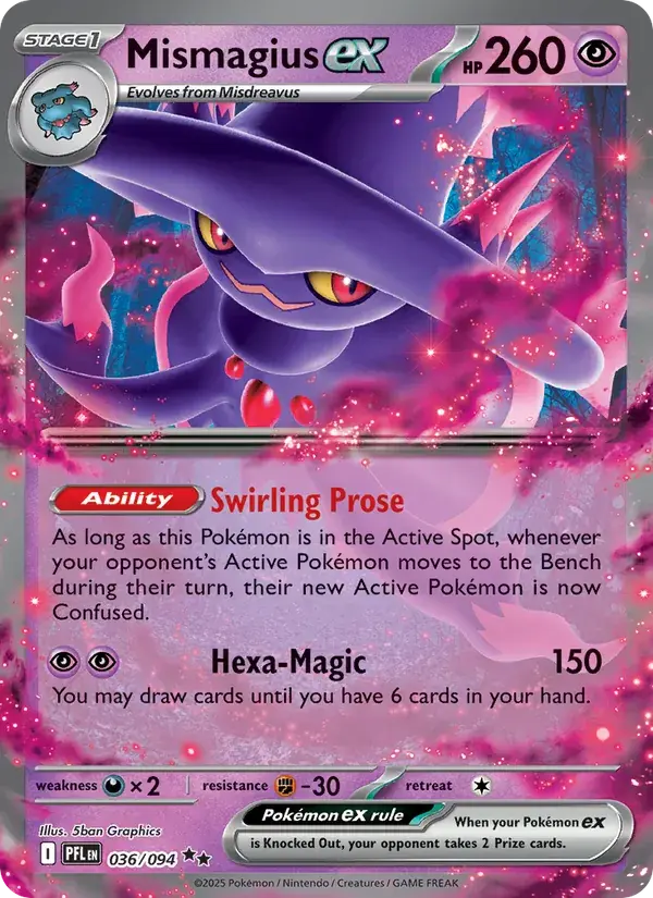 Mismagius ex - 036/130 - Phantasmal Flames