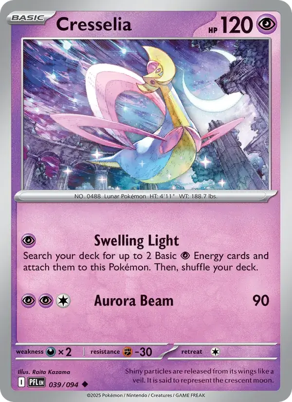 Cresselia - 039/130 - Phantasmal Flames