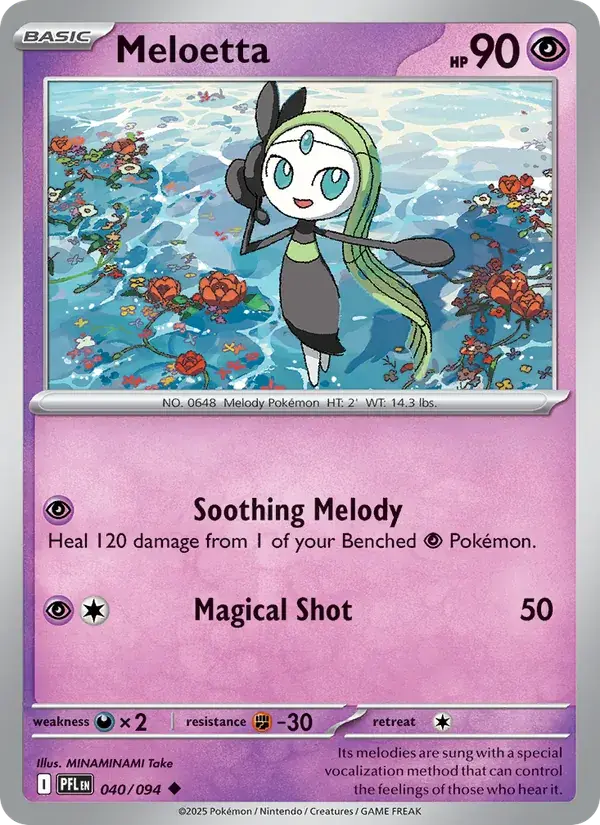 Meloetta - 040/130 - Phantasmal Flames