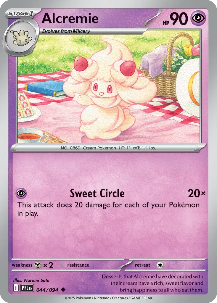 Alcremie - 044/130 - Phantasmal Flames