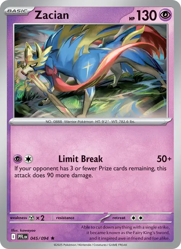 Zacian - 045/130 - Phantasmal Flames