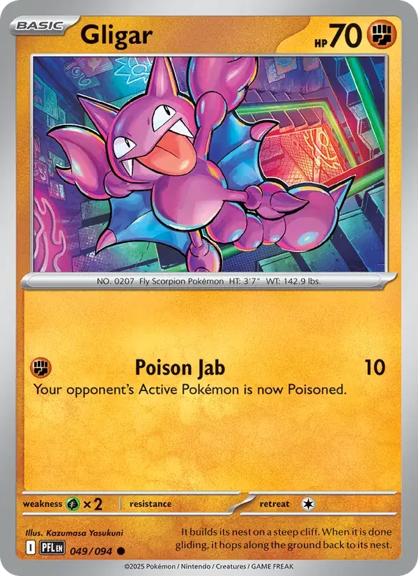 Gligar - 049/130 - Phantasmal Flames