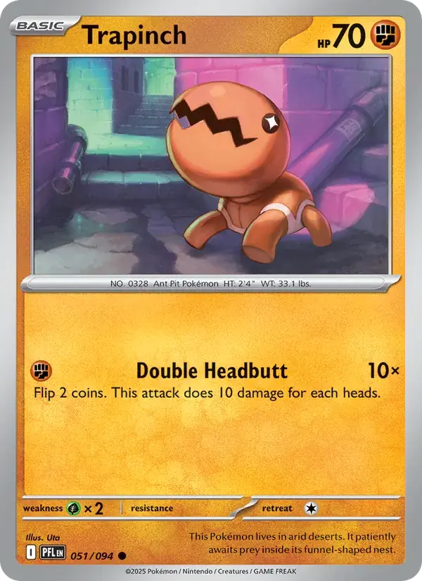 Trapinch - 051/130 - Phantasmal Flames