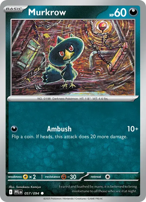 Murkrow - 057/130 - Phantasmal Flames