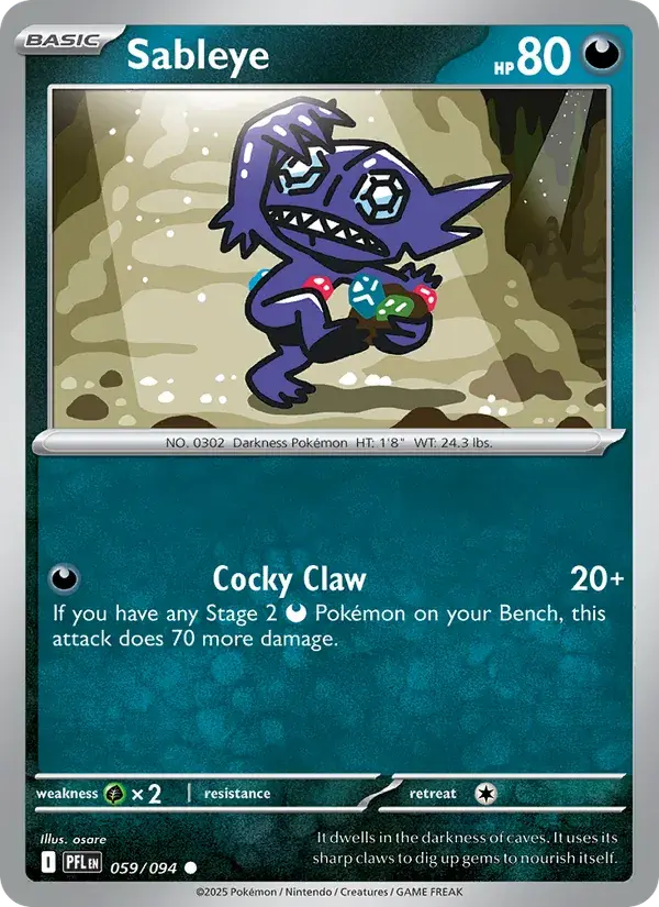 Sableye - 059/130 - Phantasmal Flames