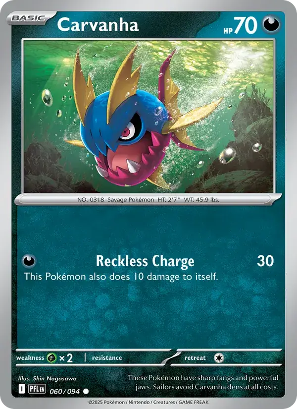 Carvanha - 060/130 - Phantasmal Flames