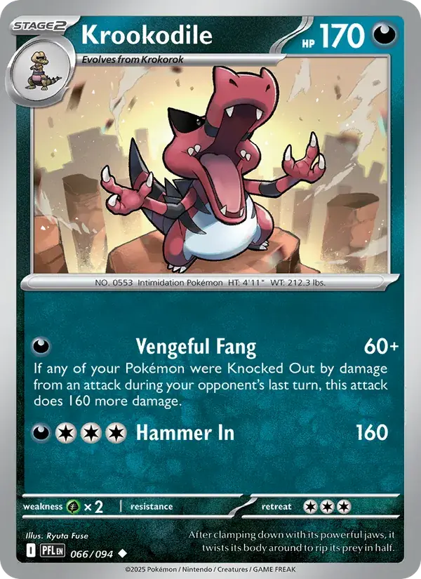 Krookodile - 066/130 - Phantasmal Flames