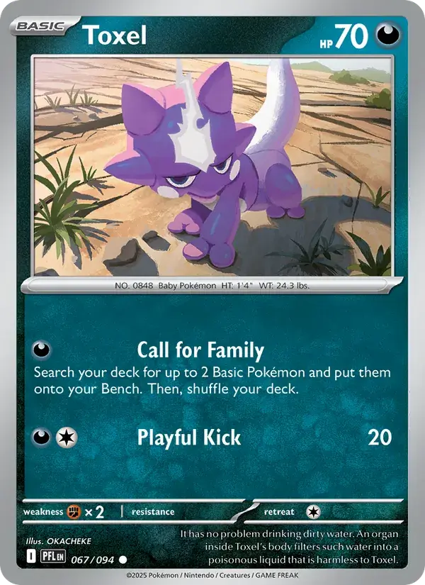 Toxel - 067/130 - Phantasmal Flames