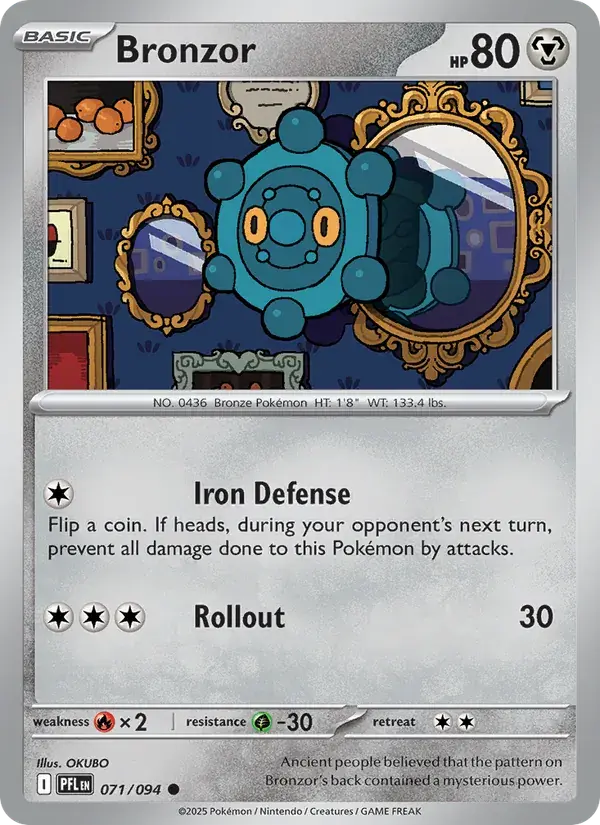 Bronzor - 071/130 - Phantasmal Flames