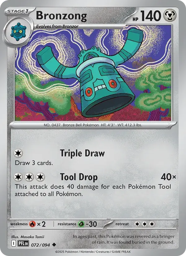 Bronzong - 072/130 - Phantasmal Flames