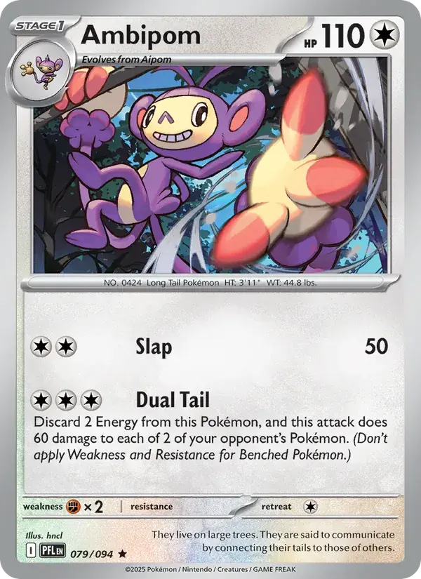 Ambipom - 079/130 - Phantasmal Flames