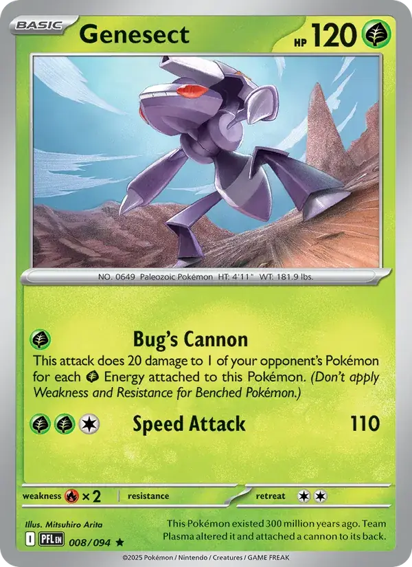 Genesect - 008/130 - Phantasmal Flames