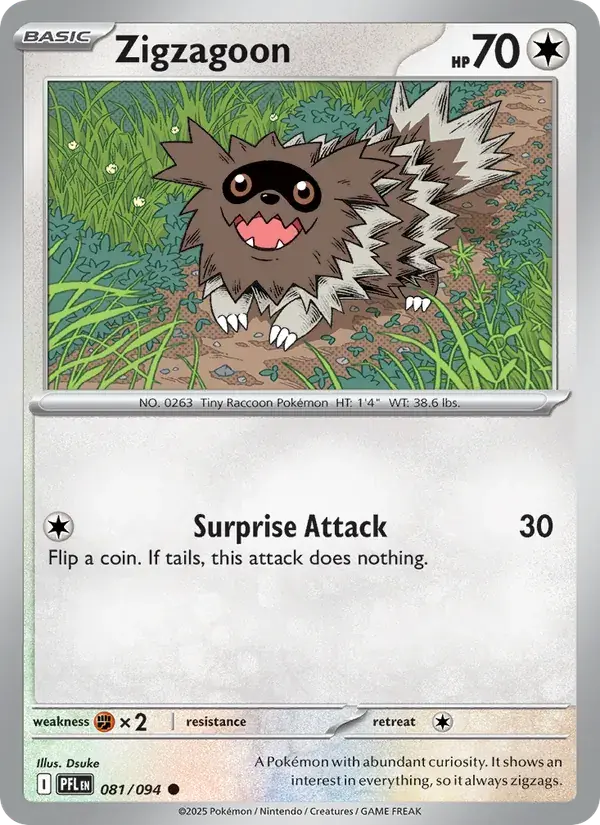Zigzagoon - 081/130 - Phantasmal Flames