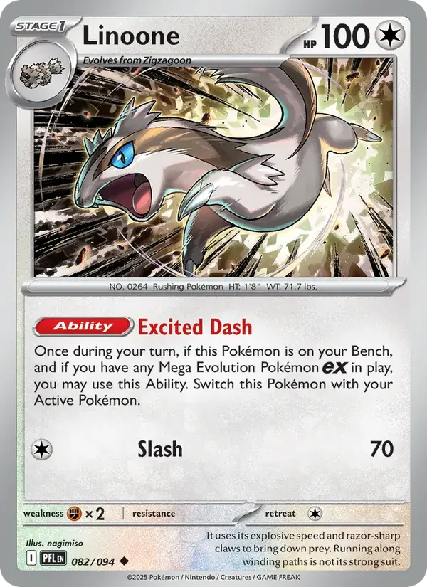 Linoone - 082/130 - Phantasmal Flames