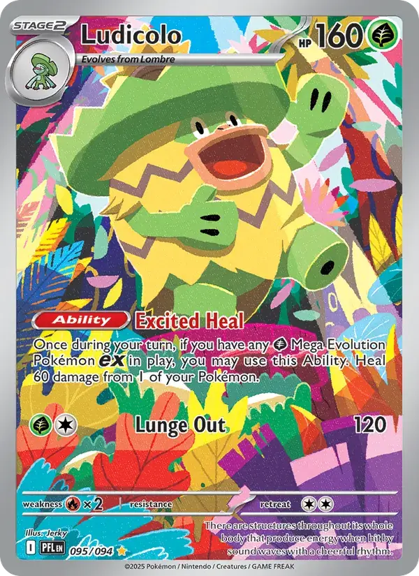 Ludicolo - 095/130 - Phantasmal Flames