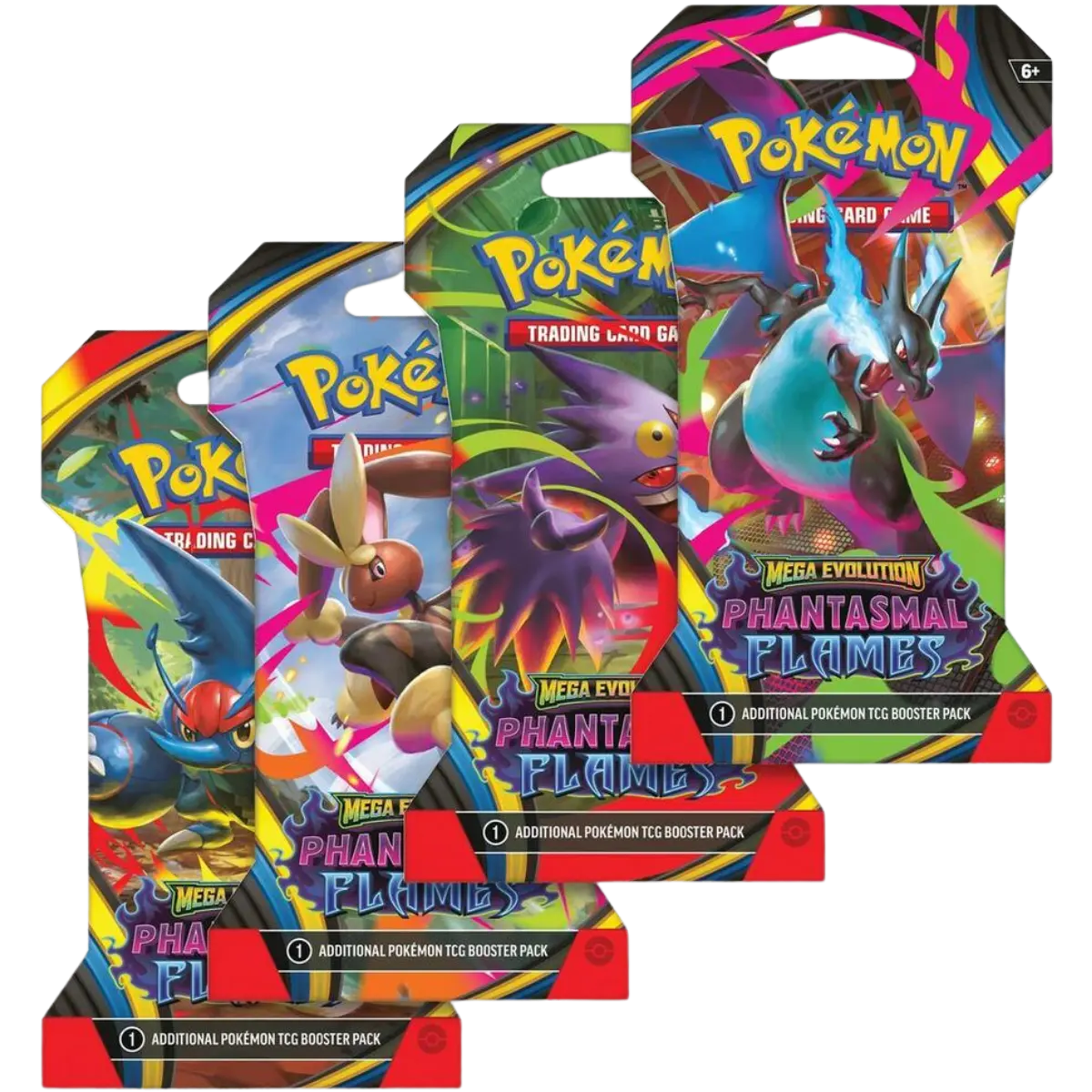 Phantasmal Flames Sleeved Booster Pack Art Set