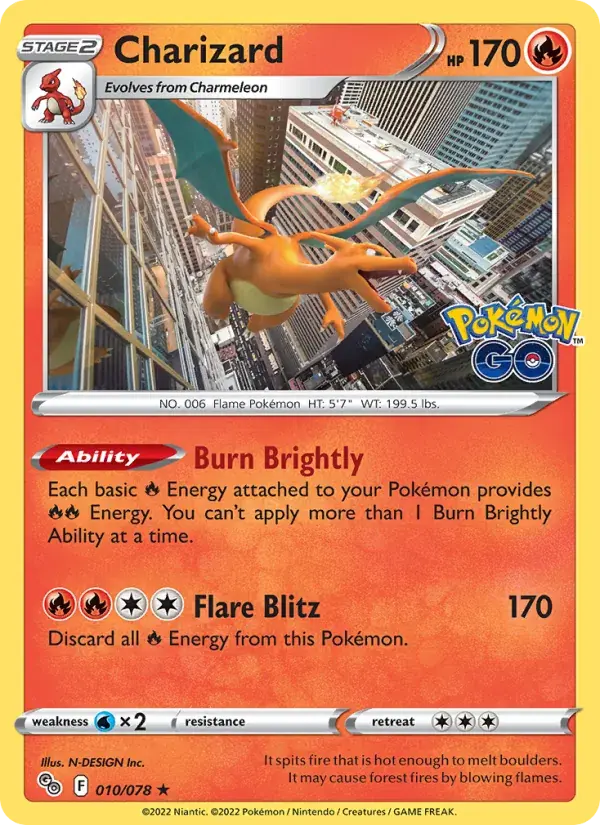 Charizard - 010/088 - Pokémon GO