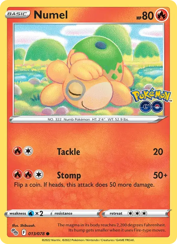 Numel - 013/088 - Pokémon GO
