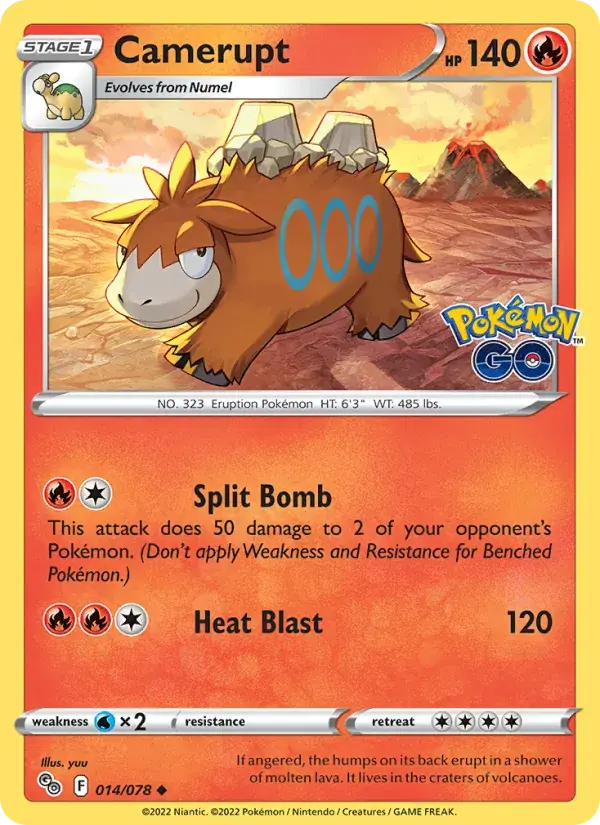 Camerupt - 014/088 - Pokémon GO