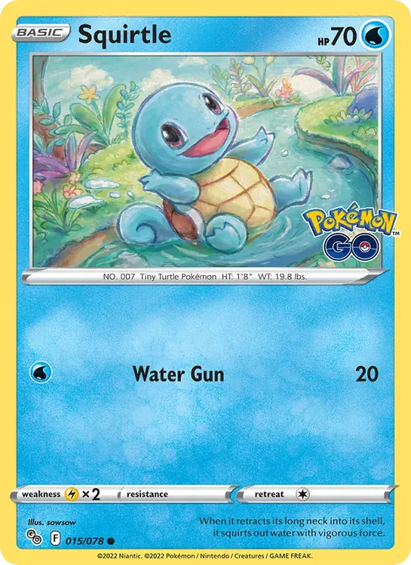 Squirtle - 015/088 - Pokémon GO