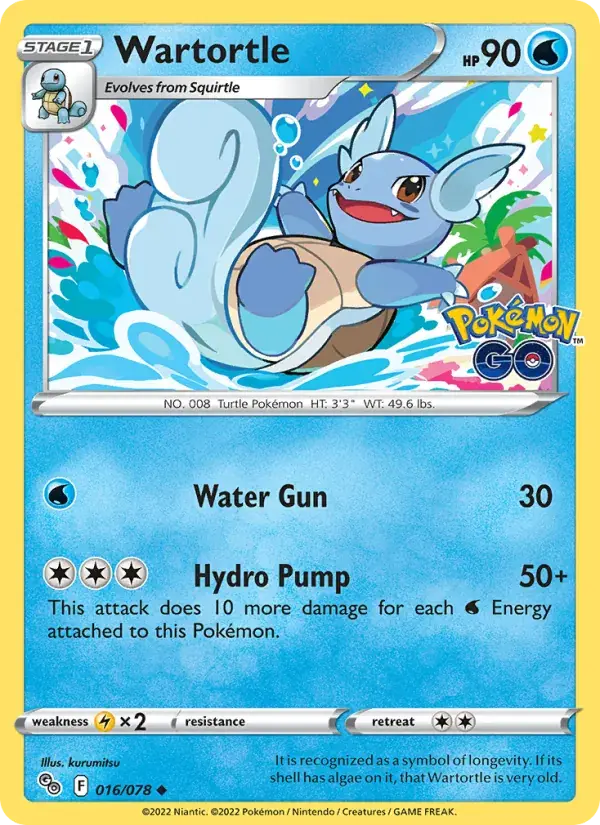 Wartortle - 016/088 - Pokémon GO