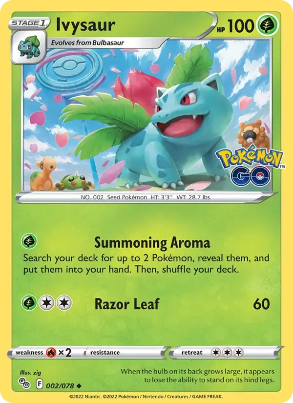 Ivysaur - 002/088 - Pokémon GO