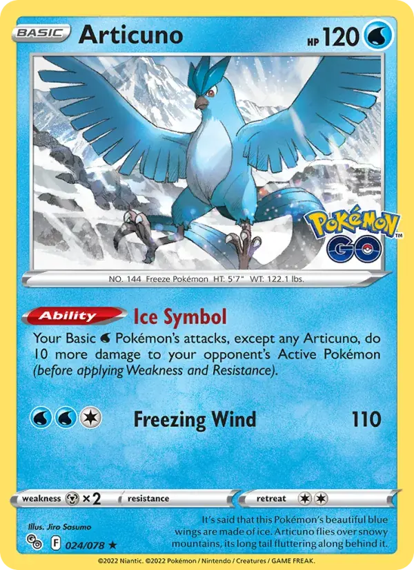 Articuno - 024/088 - Pokémon GO