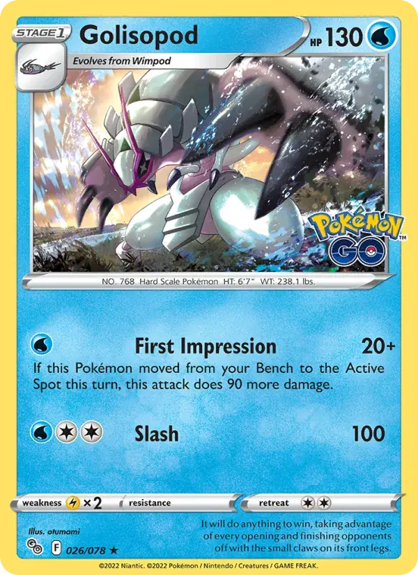 Golisopod - 026/088 - Pokémon GO