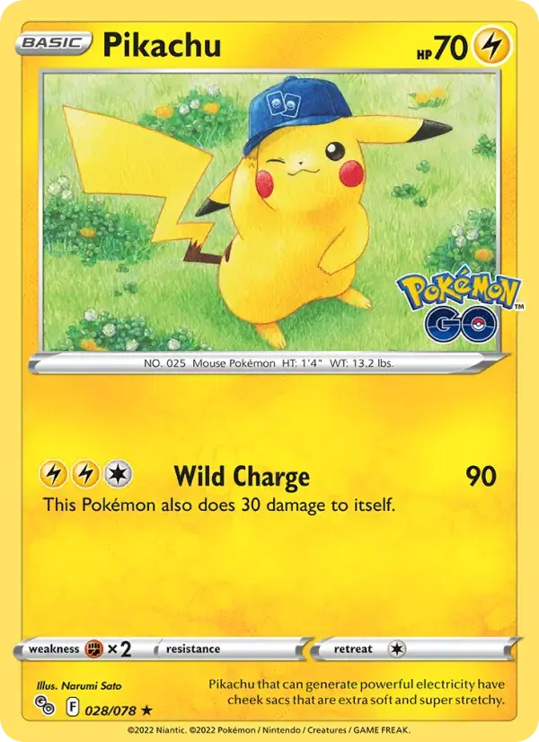 Pikachu - 028/088 - Pokémon GO